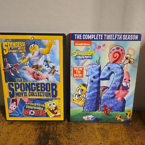 SpongeBob Movie Collection and Twelfth Season DVD Set - Picture 1 of 9